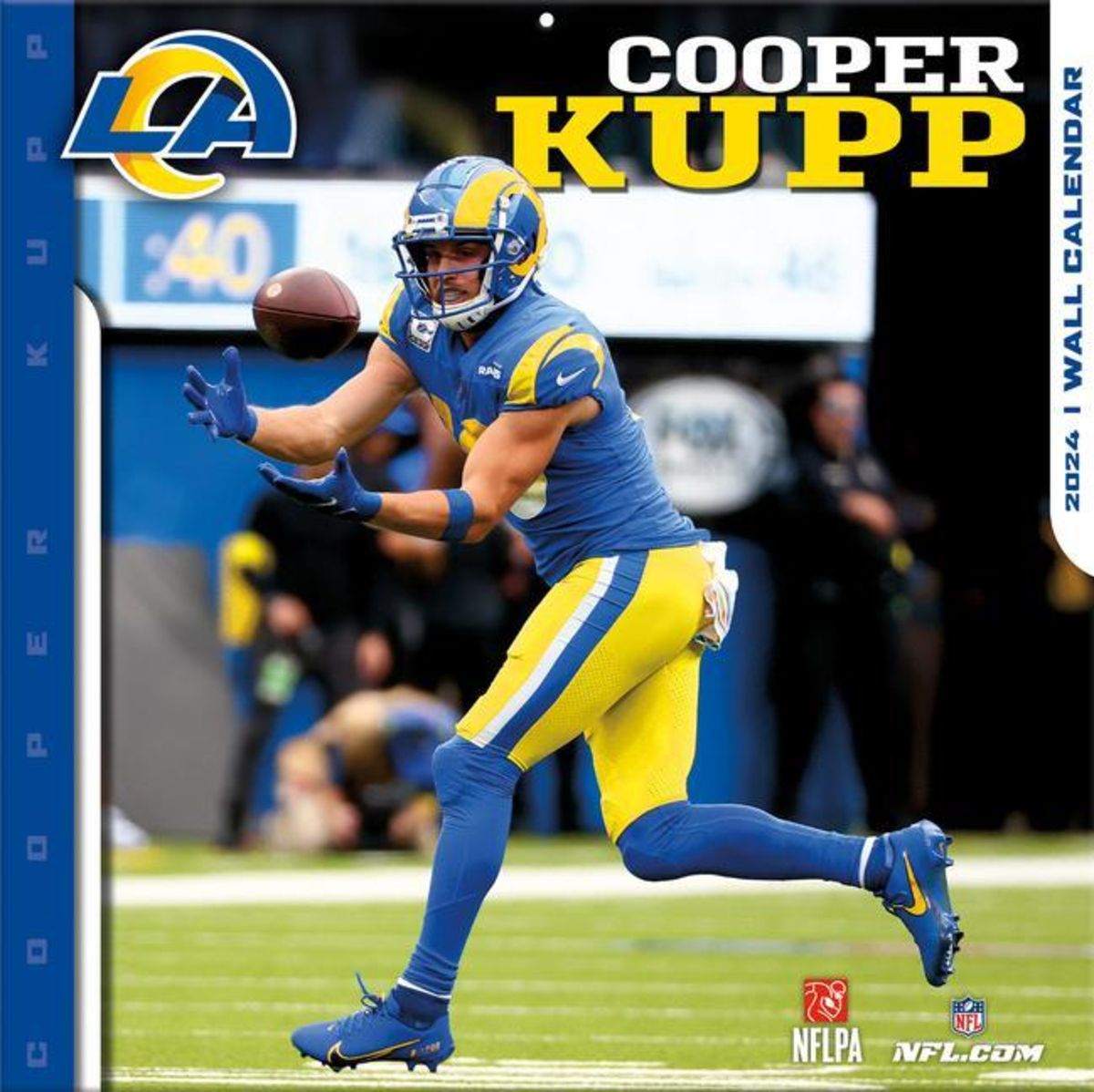 'Los Angeles Rams Cooper Kupp 2024 12x12 Player Wall Calendar