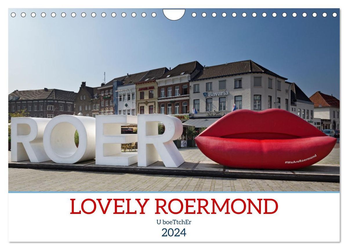 'LOVELY ROERMOND (Wall Calendar 2024 DIN A4 landscape), CALVENDO 12