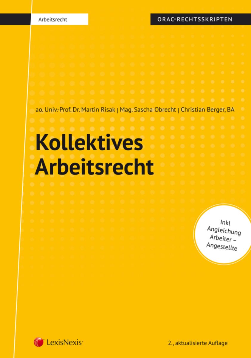 Kollektives Arbeitsrecht (Skriptum) Von Martin Gruber-Risak - Buch ...