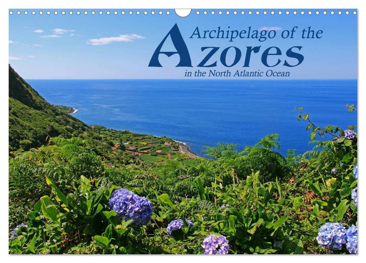 'Archipelago of the Azores in the North Atlantic Ocean (Wall Calendar