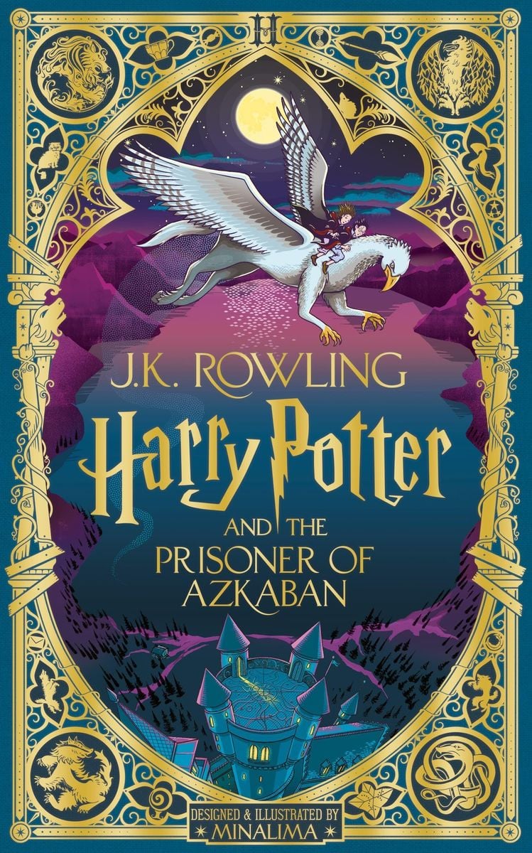 Harry Potter And The Prisoner Of Azkaban Harry Potter Book 3 Minalima Edition Gebundene Ausgabe J K Rowling Englisch 