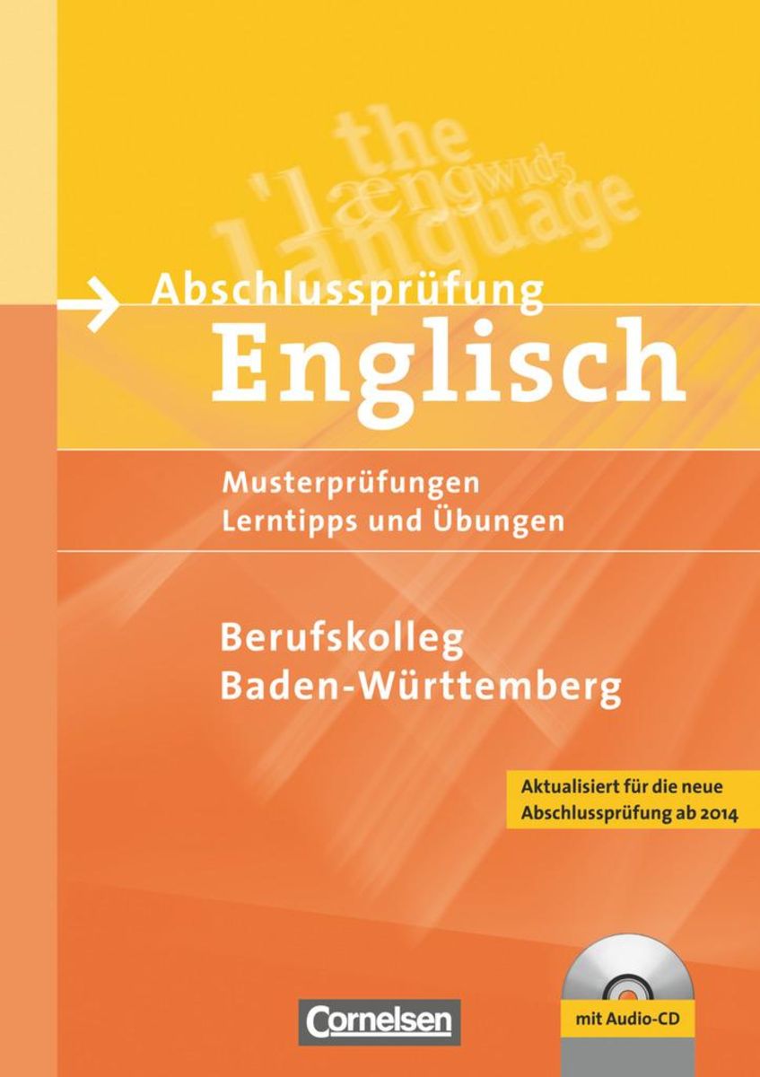 Abschlussprüfung Englisch B1-B2 Berufskolleg Prüf. - Englisch Schulbuch ...