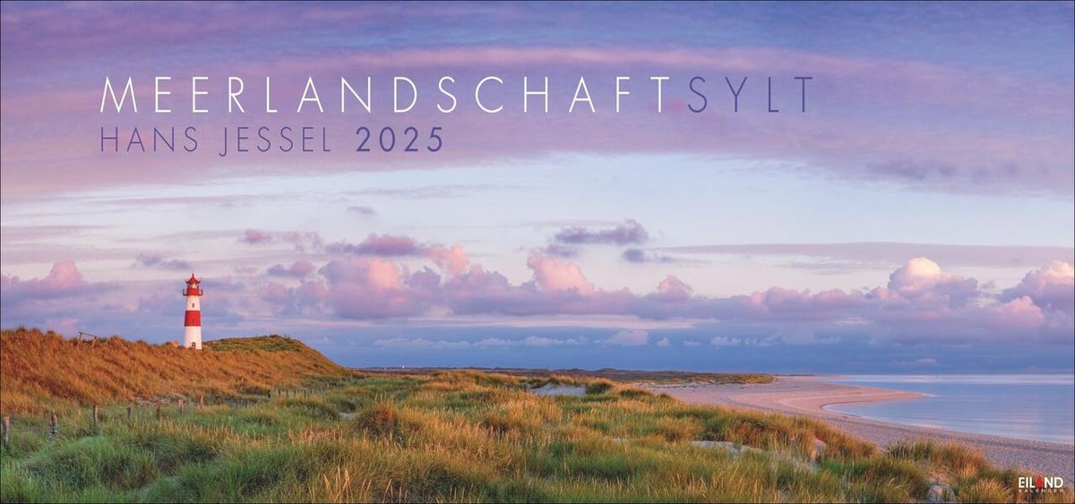 'Meerlandschaft SYLT Kalender 2025 - Hans Jessel' - 'Panoramakalender