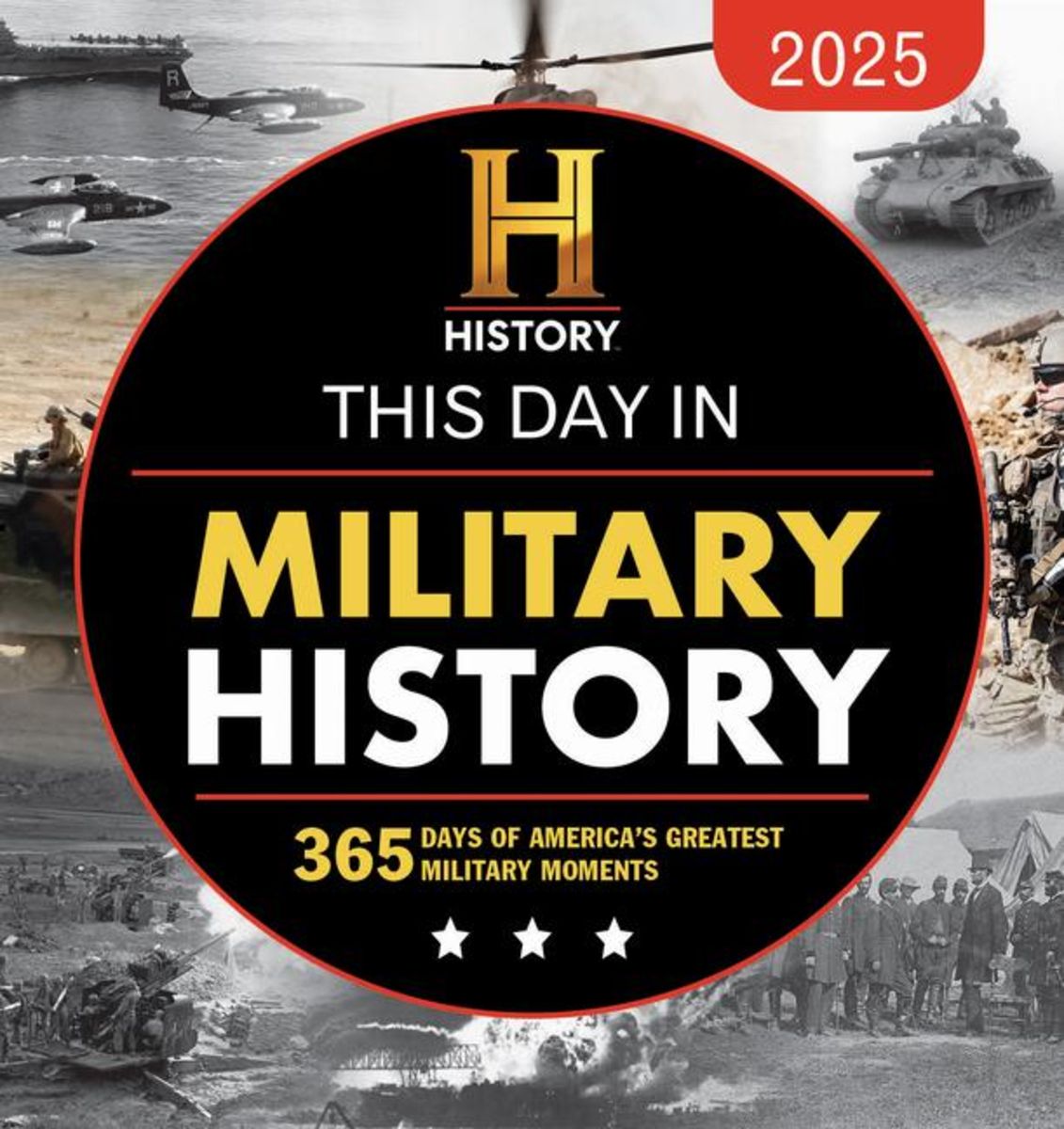 '2025 History Channel This Day in Military History Boxed Calendar