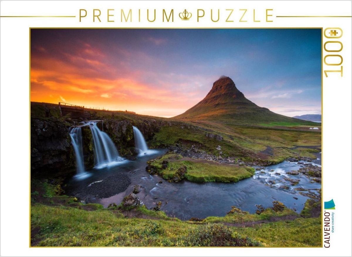 CALVENDO Puzzle „Wasserfall“ – 1000 Teile, 48x64 Cm, Premium-Qualität Aus Europa