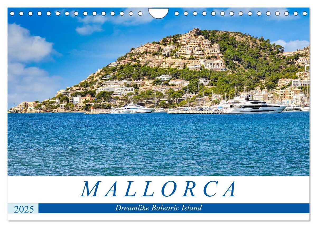 'Mallorca Dreamlike Balearic Island (Wall Calendar 2025 DIN A4