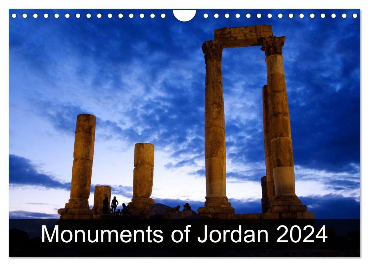 'Monuments of Jordan 2024 (Wall Calendar 2024 DIN A4 landscape