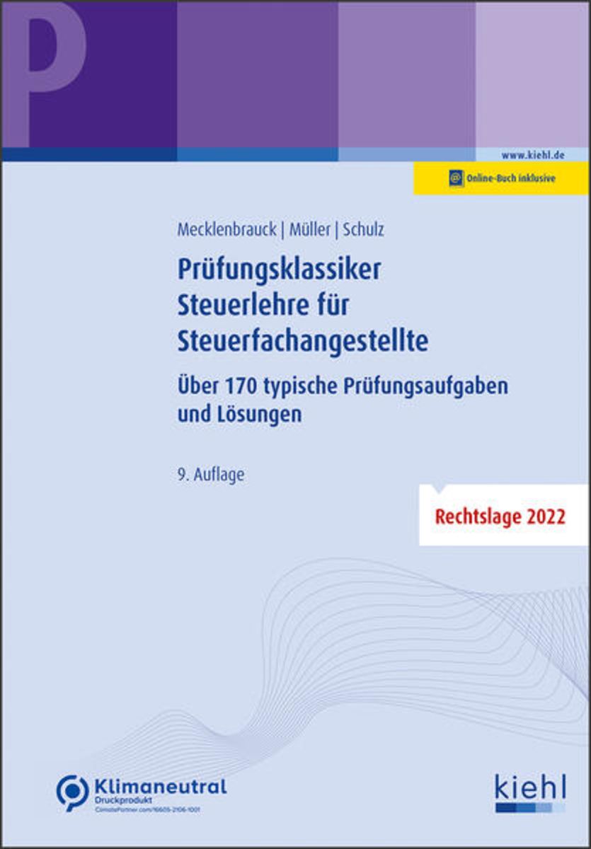 'Prüfungsklassiker Steuerlehre Für Steuerfachangestellte' - 'Berufs ...