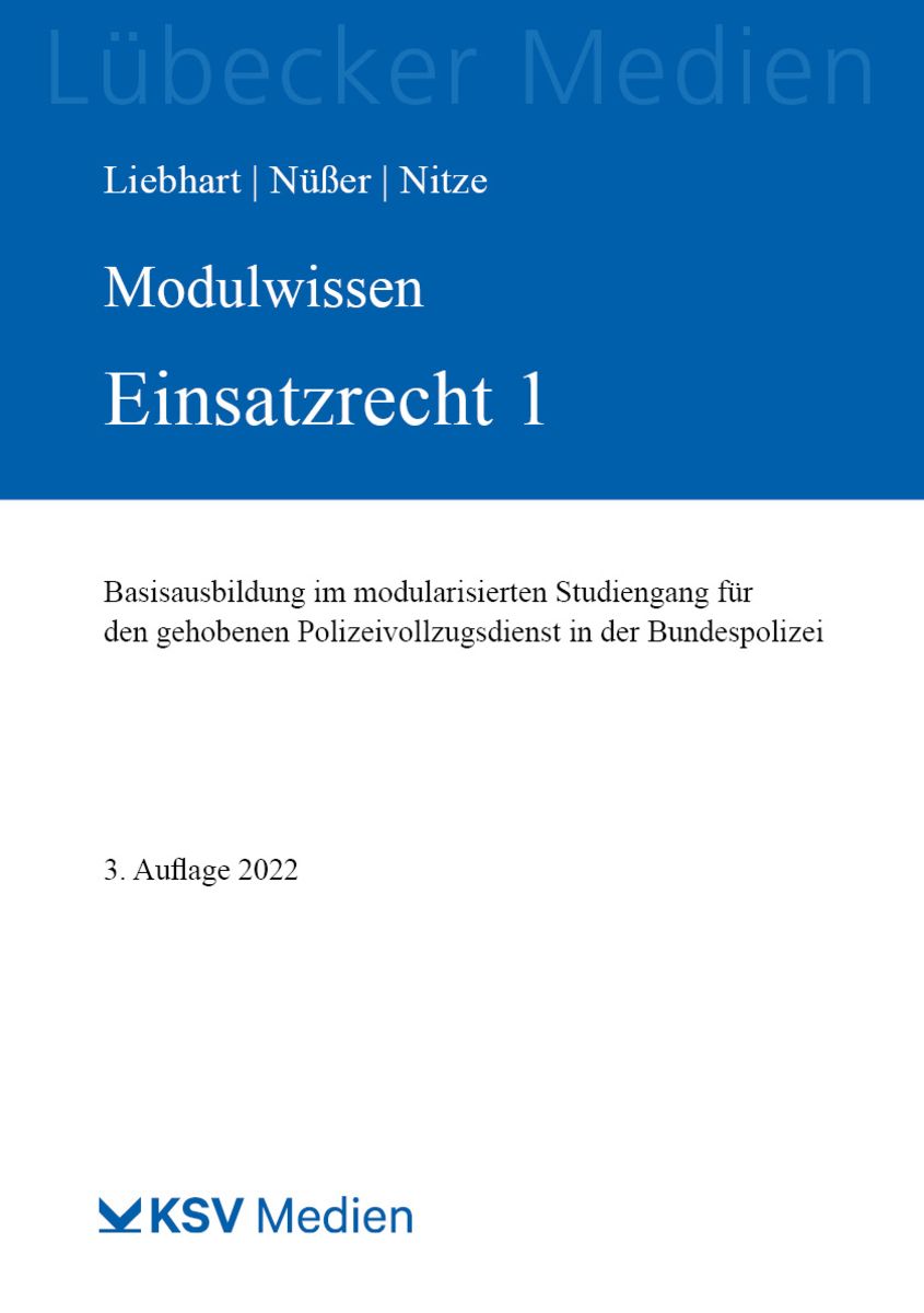 MODULWISSEN Einsatzrecht 1 Von Liebhart Jürgen - Buch | Thalia