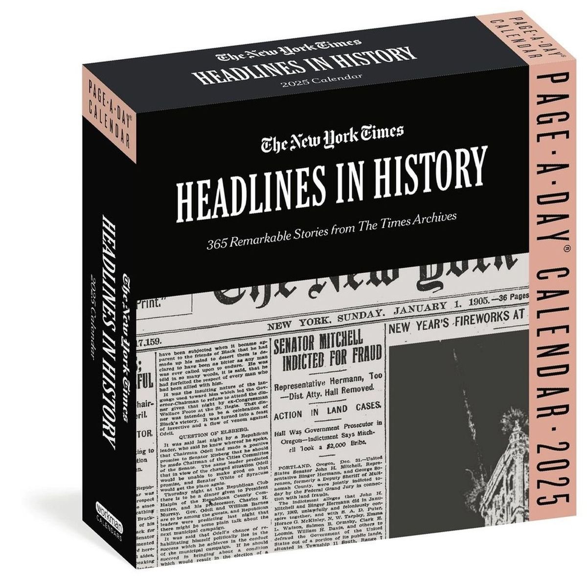 'The New York Times Headlines in History PageADay(r) Calendar 2025