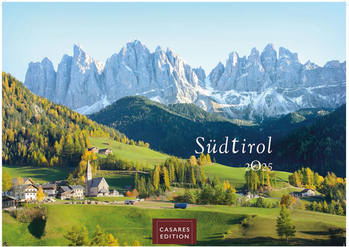 Südtirol 2025 L 35x50cm Länder & Städte Thalia