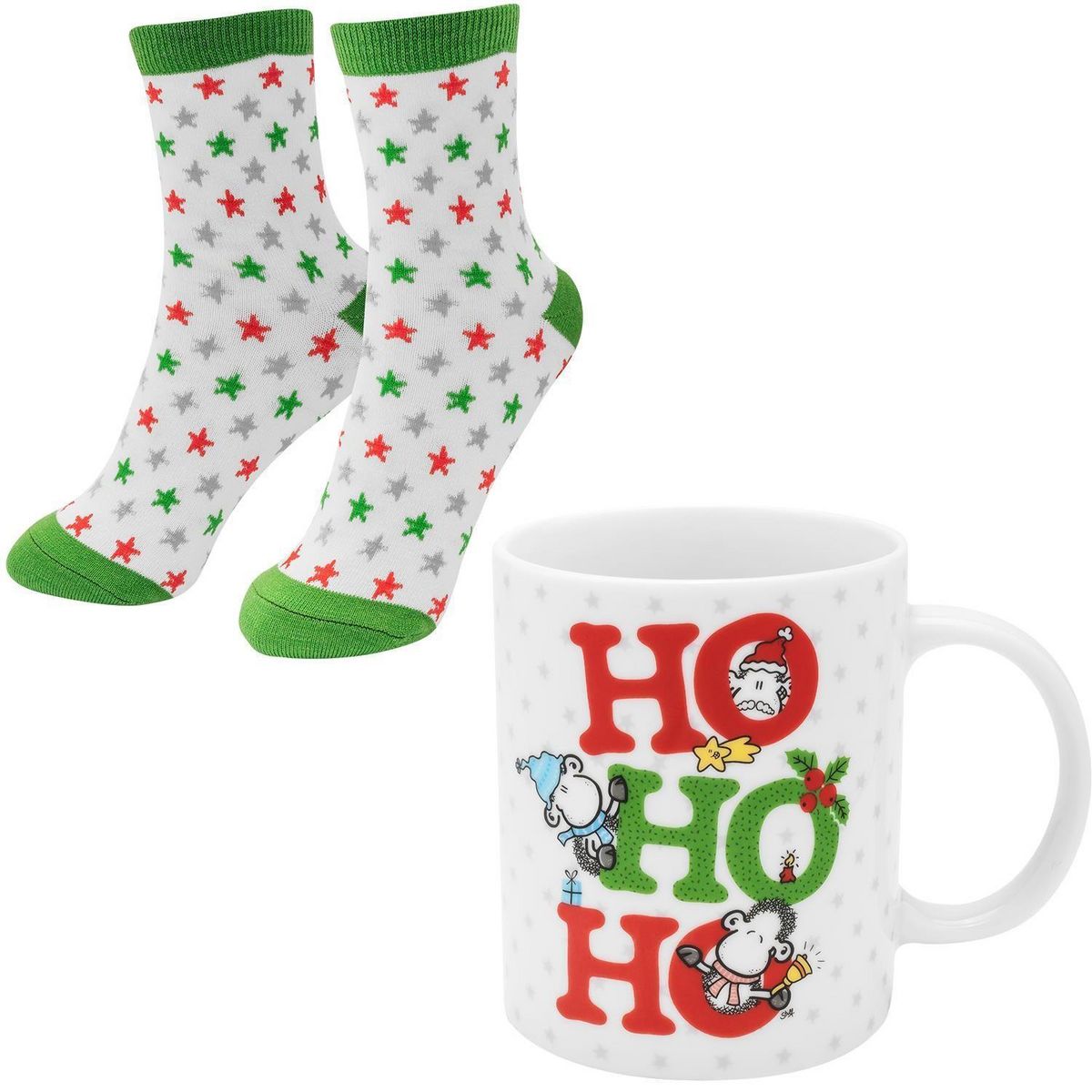Herbstmagisches Set Mit Tasse & Socken - Harvest Moon Design 380ml Keramiktasse