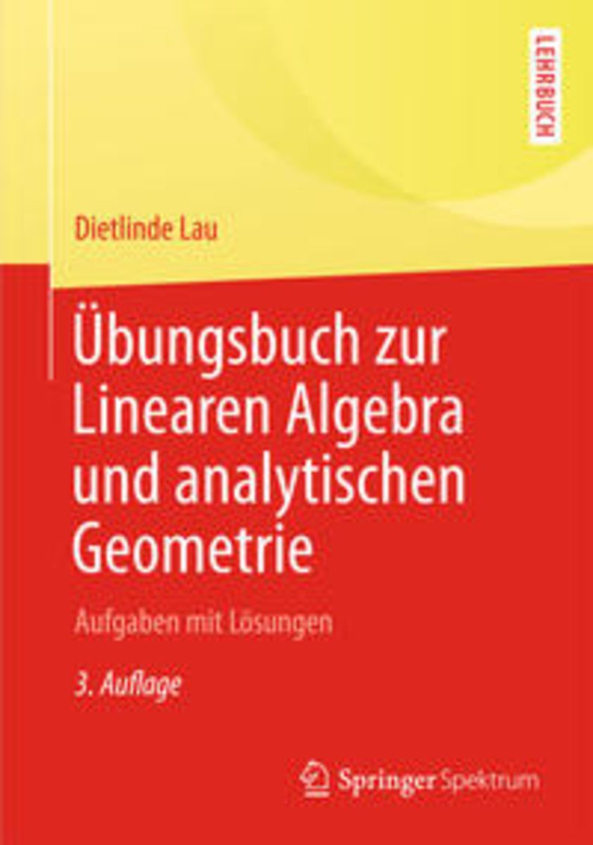 'Übungsbuch Zur Linearen Algebra Und Analytischen Geometrie' Von ...