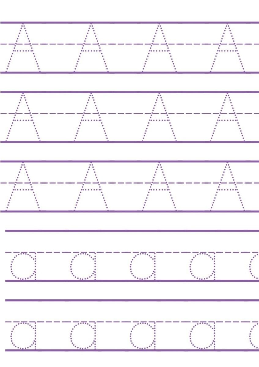 "Übungsbuch zum Nachzeichnen von ABC-Buchstaben für Kinder: Alphabet