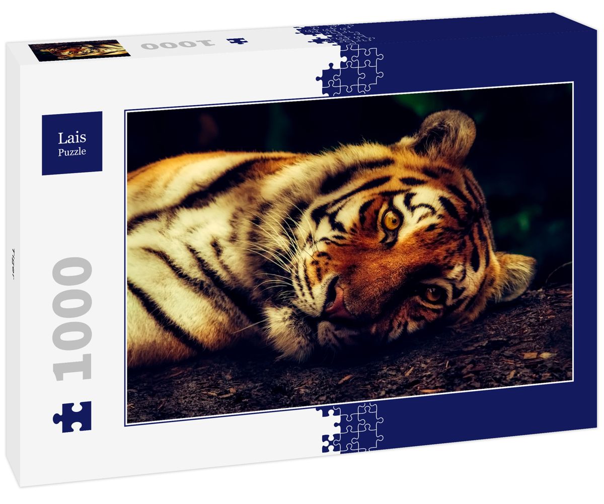 Tiger Puzzle 1000 Teile Aus Holz - Kreatives Puzzle Für Erwachsene & Kinder 78×53cm
