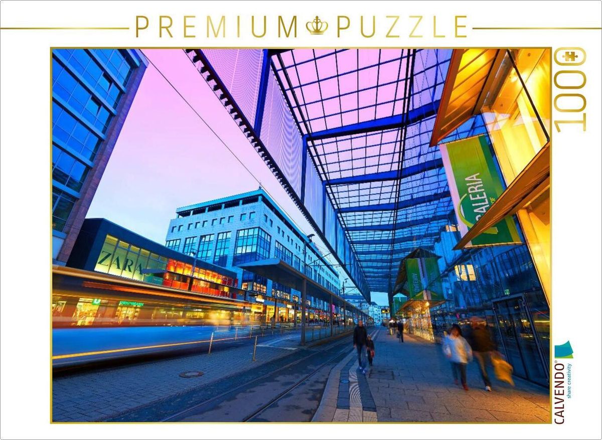 CALVENDO Puzzle „Das Rathaus In Amberg“ – 1000 Teile, Lege-Größe 64x48 Cm, Premium-Qualität