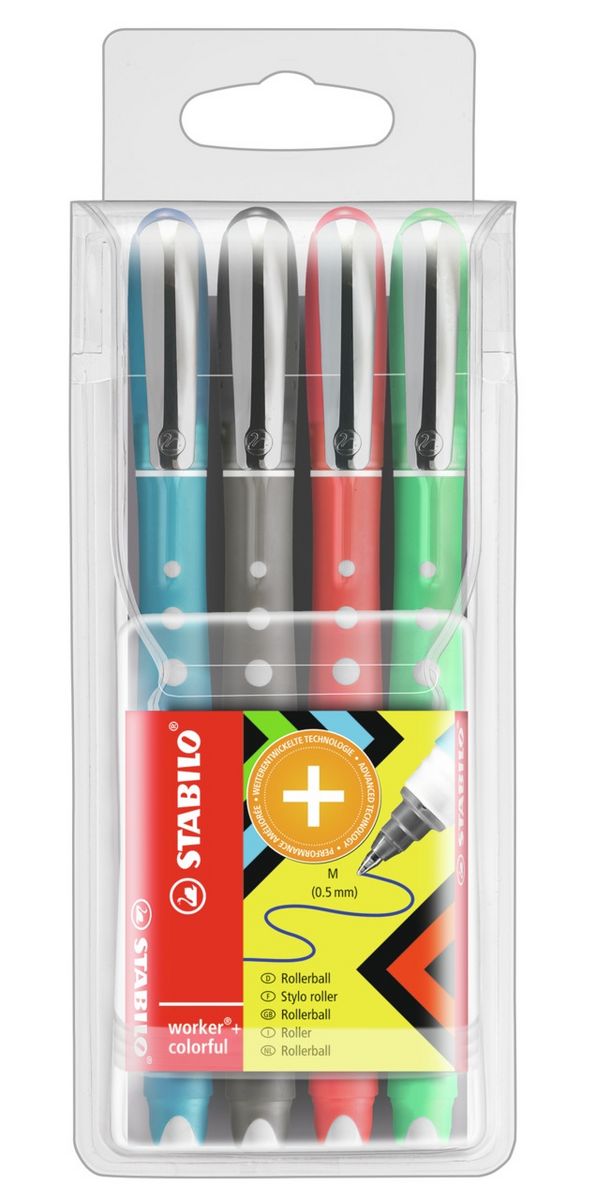 STABILO worker colorful Medium Tintenroller grün/weiß (2019/36) ab € 3