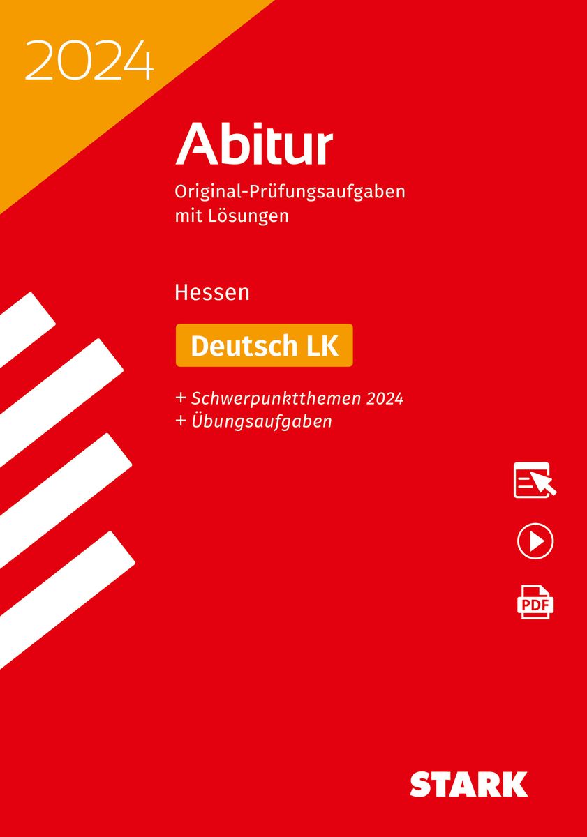 'STARK Abiturprüfung Hessen 2024 Deutsch LK' '13. Klasse' Schulbuch