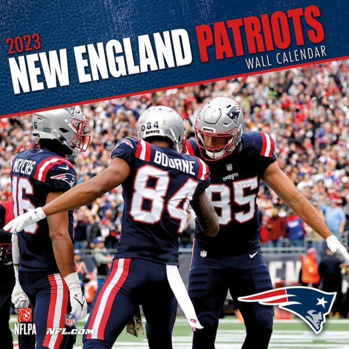 New England Patriots 2023 12x12 Team Wall Calendar Englische Bücher