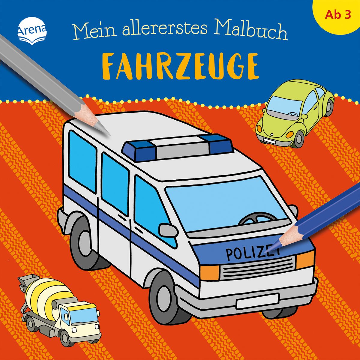 Fahrzeuge Malbuch Für Kinder Ab 4 Jahren – Mit Verschiedenen Motiven Zum Ausmalen & Entspannen