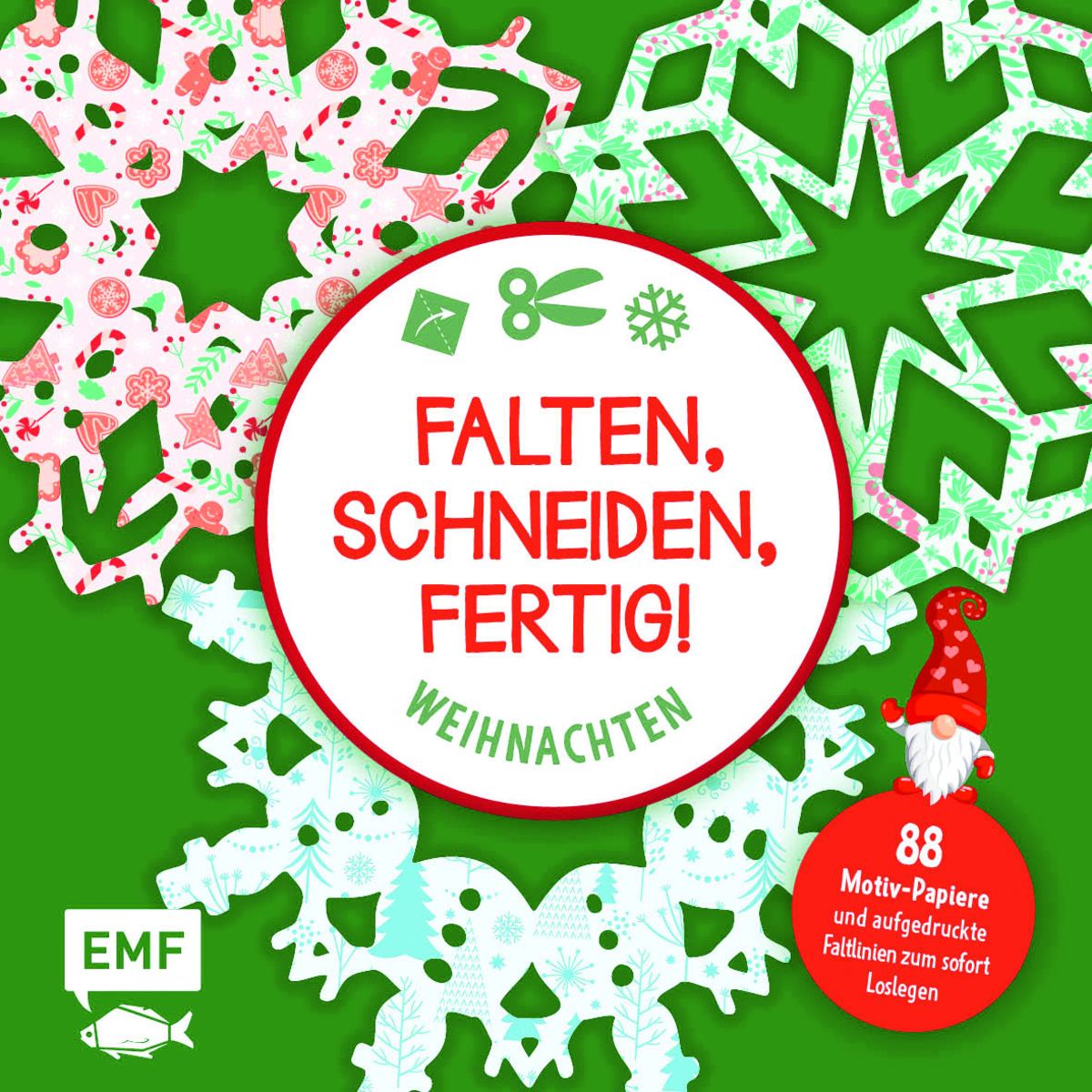 Bastelblock Falten, Schneiden, fertig! Weihnachten von Ina Mielkau