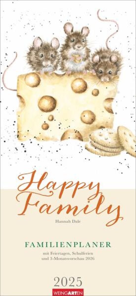 Happy Family Familienplaner 2025 - Kalender Mit 5 Spalten | Thalia