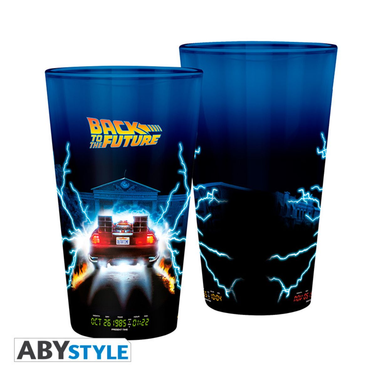 'ABYstyle Back to the future DeLorean XL Glas online bestellen