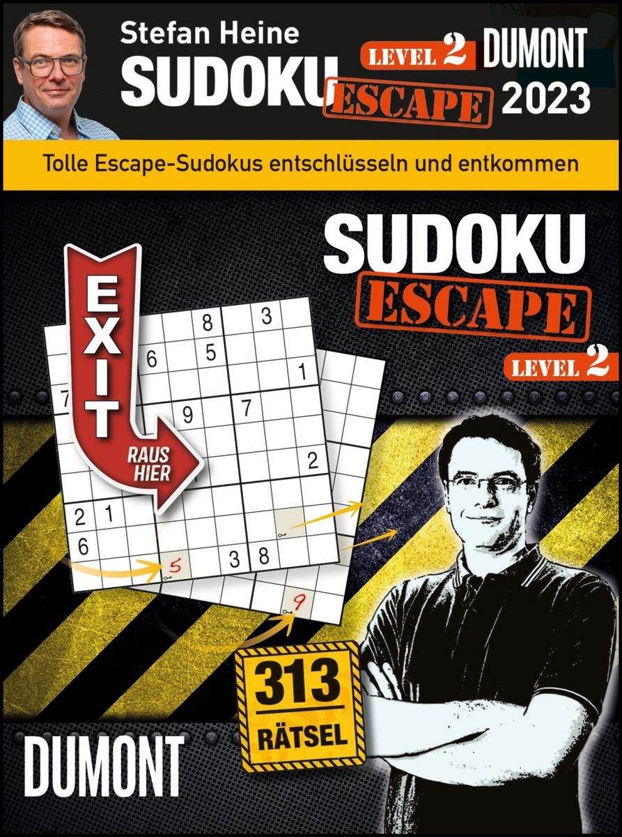 Stefan Heine ESCAPE Sudoku Level 2 2023 Tagesabrei kalender 11 8x15 