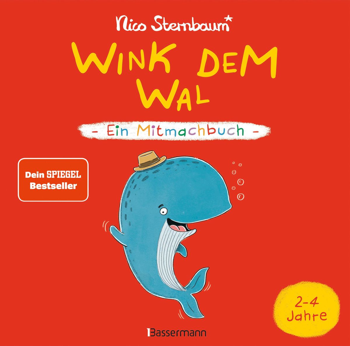 'Wink dem Wal Ein Mitmachbuch zum Schütteln, Schaukeln, Pusten