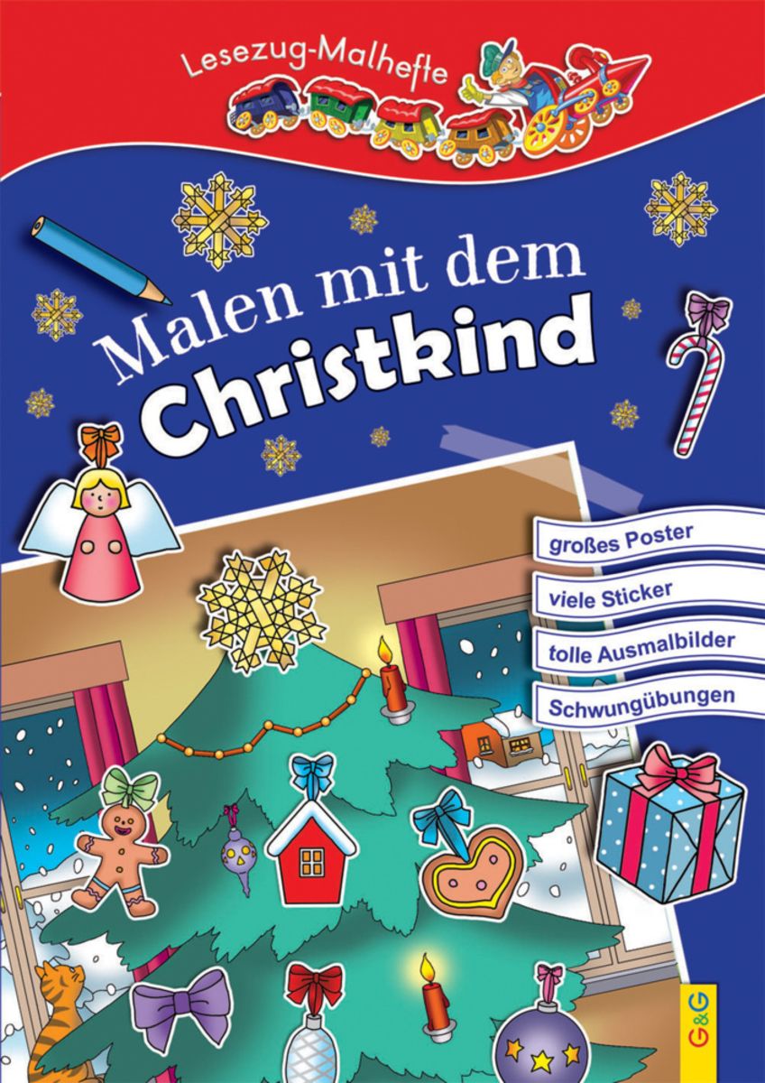 LESEZUG/ Malbuch: Malen mit dem Christkind - Buch | Thalia