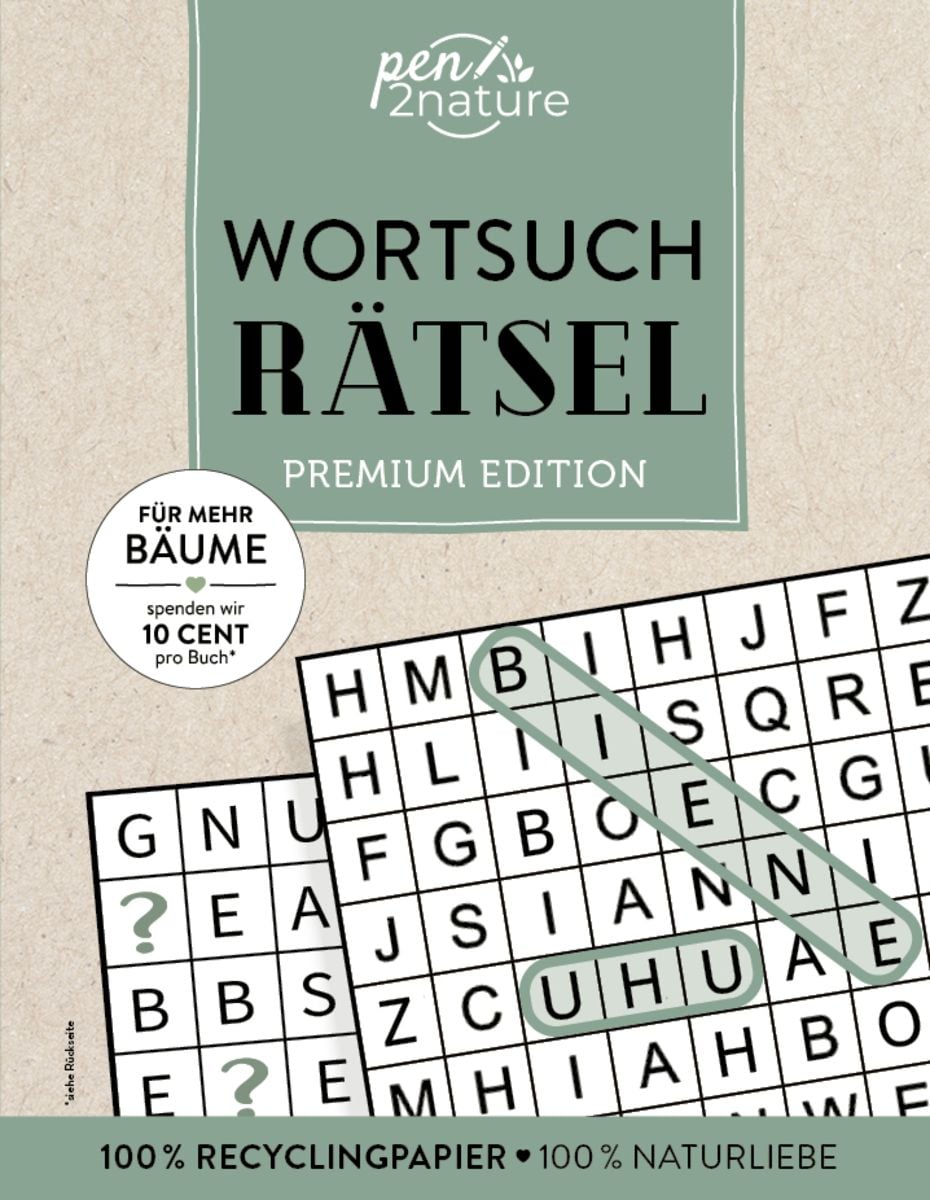 Wortsuchrtsel I Premium Edition I hochwertiger Knobelspa von Pen2Nature"  online kaufen