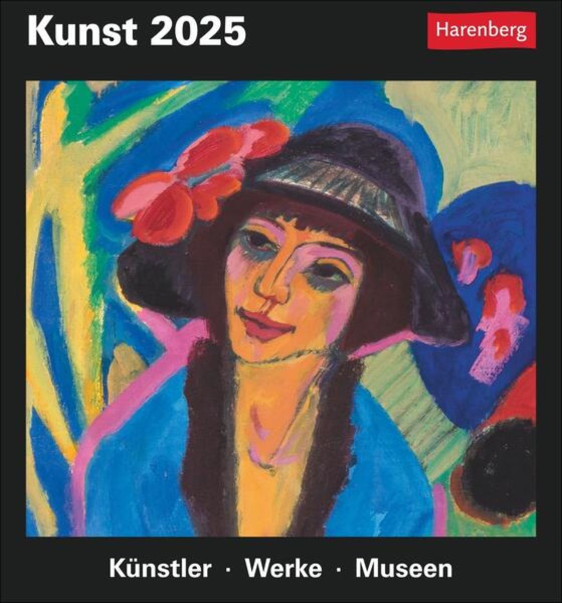 Kunst Tagesabreißkalender 2025 - Kulturkalender - Künstler, Werke ...