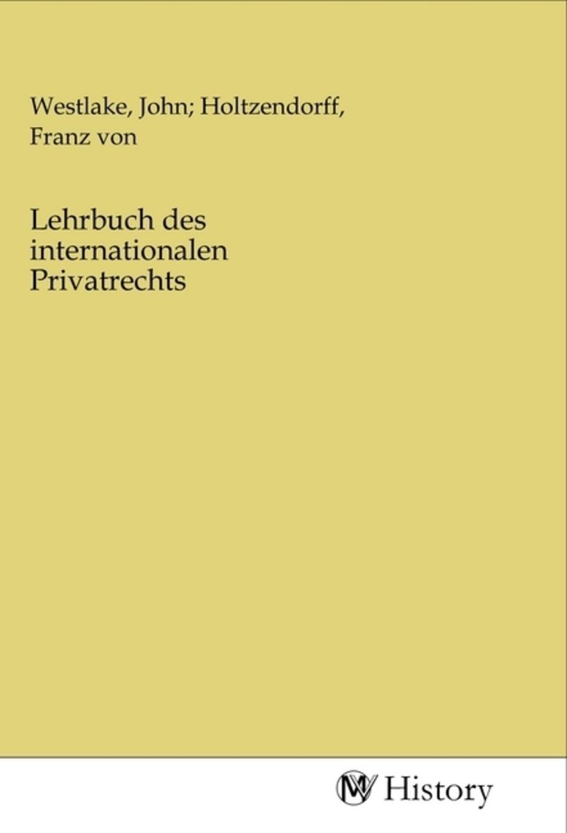 'Lehrbuch des internationalen Privatrechts' von '' - Buch - '978-3 ...