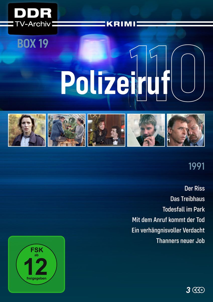 Polizeiruf 110 Box 19 (DDR TVArchiv) mit Sammelrücken [3 DVDs] von