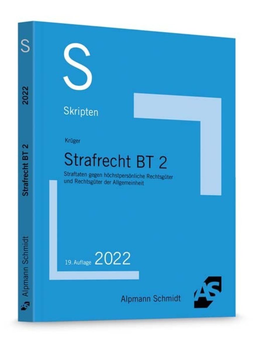 Skript Strafrecht BT 2 Von Rolf Krüger - Buch | Thalia