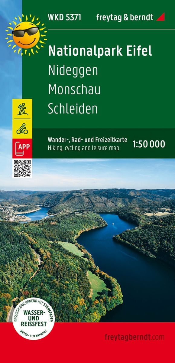 'Nationalpark Eifel, Wander-, Rad- Und Freizeitkarte 1:50.000, Freytag ...