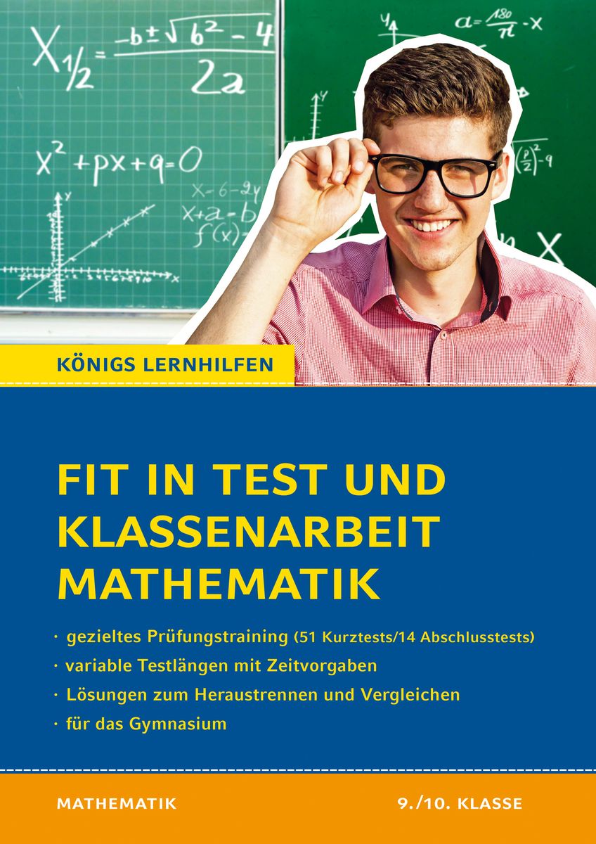 Mathe 10 Klasse Gymnasium Aufgaben Mit Lösungen Pdf 'Fit in Test und Klassenarbeit – Mathematik 9./10. Klasse Gymnasium