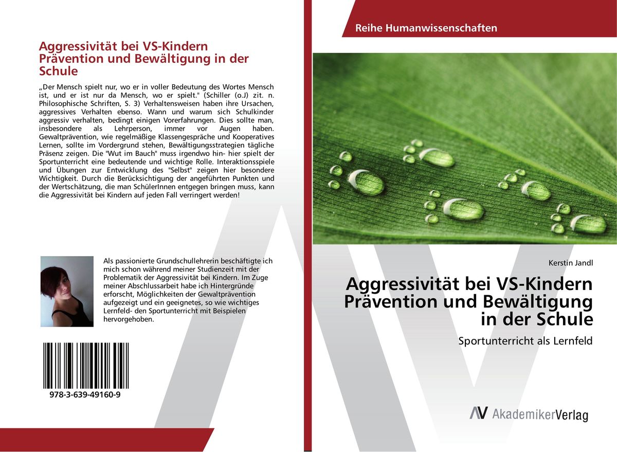 Aggressivität Bei Vs Kindern Prävention Und Bewältigung In Der Schule Von Kerstin Jandl