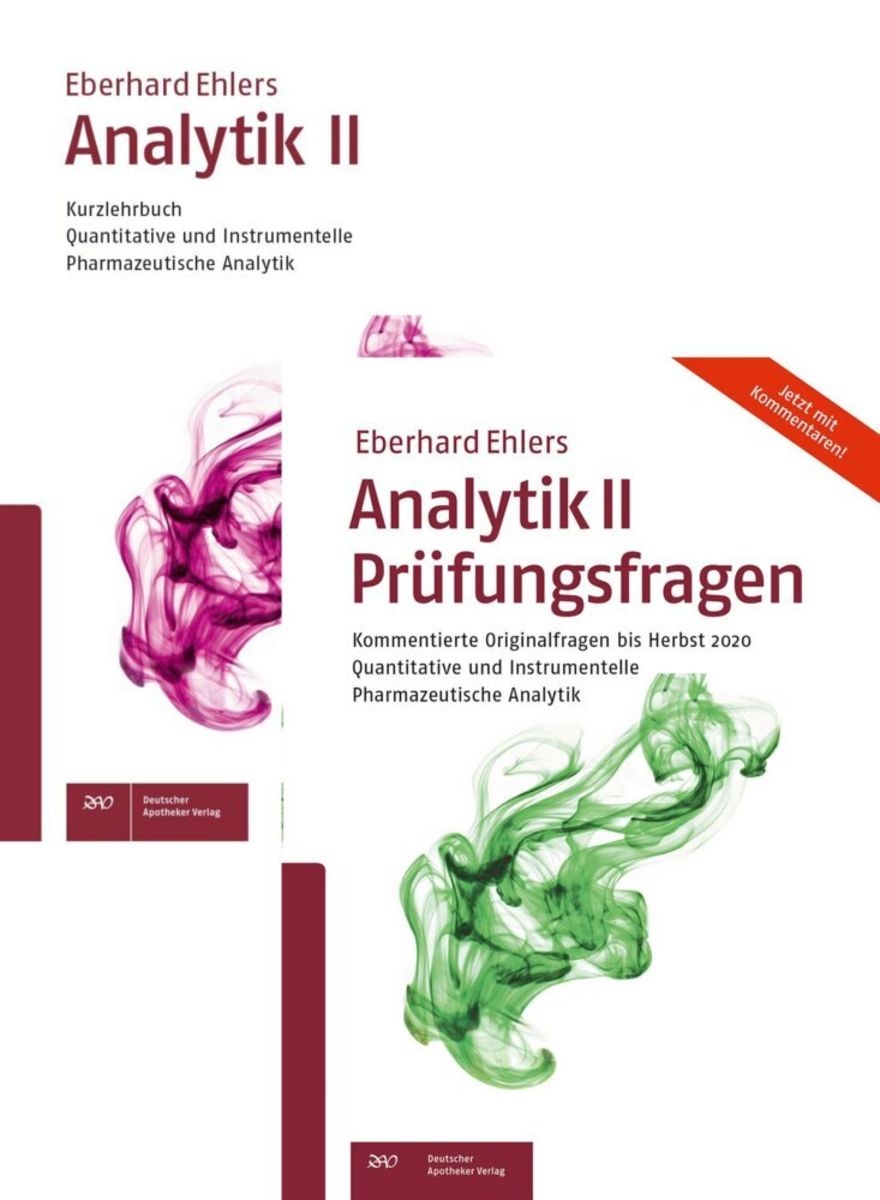 Analytik II - Kurzlehrbuch Und Prüfungsfragen Von Eberhard Ehlers ...