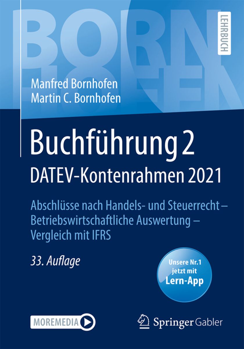 Buchführung 2 Datev Kontenrahmen 2021 Von Manfred Bornhofen Martin C