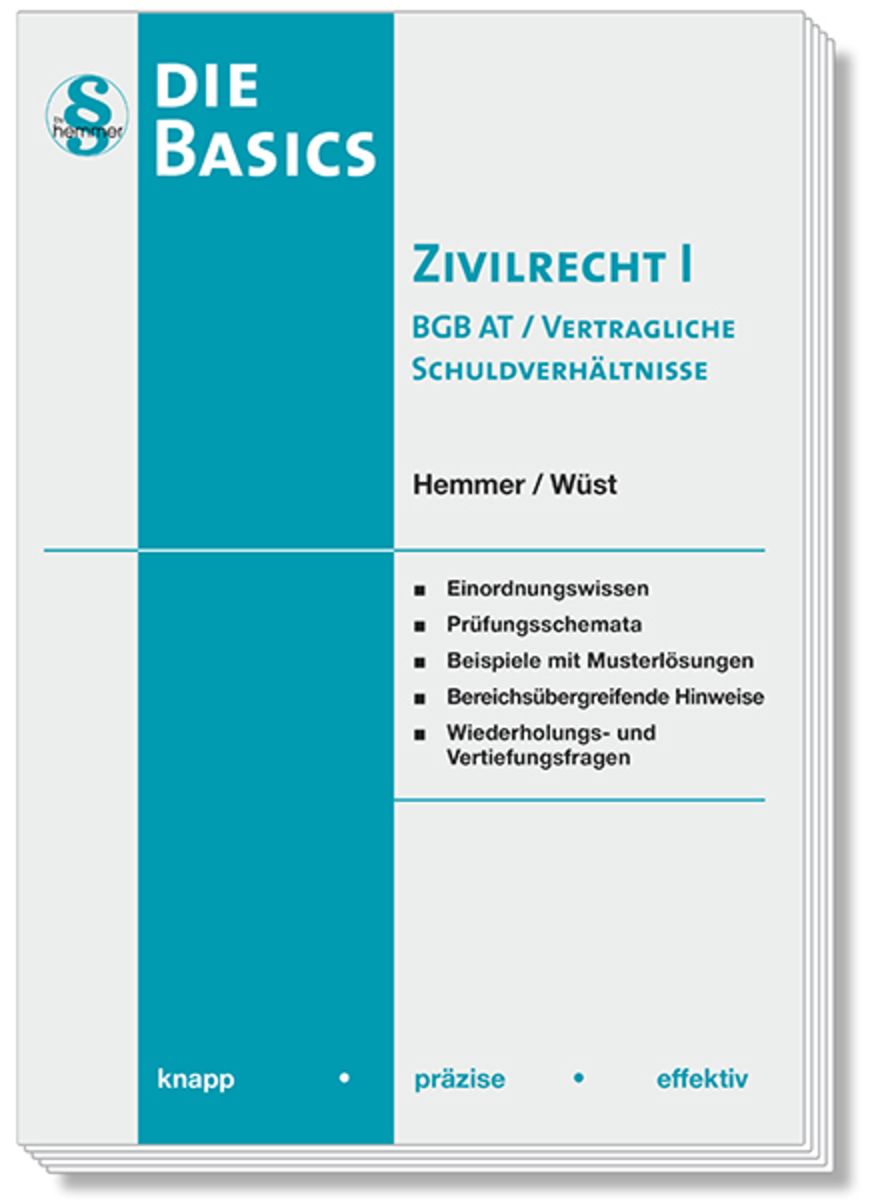 'Basics Zivilrecht I - BGB AT Und Vertragliche Schuldverhältnisse' Von ...