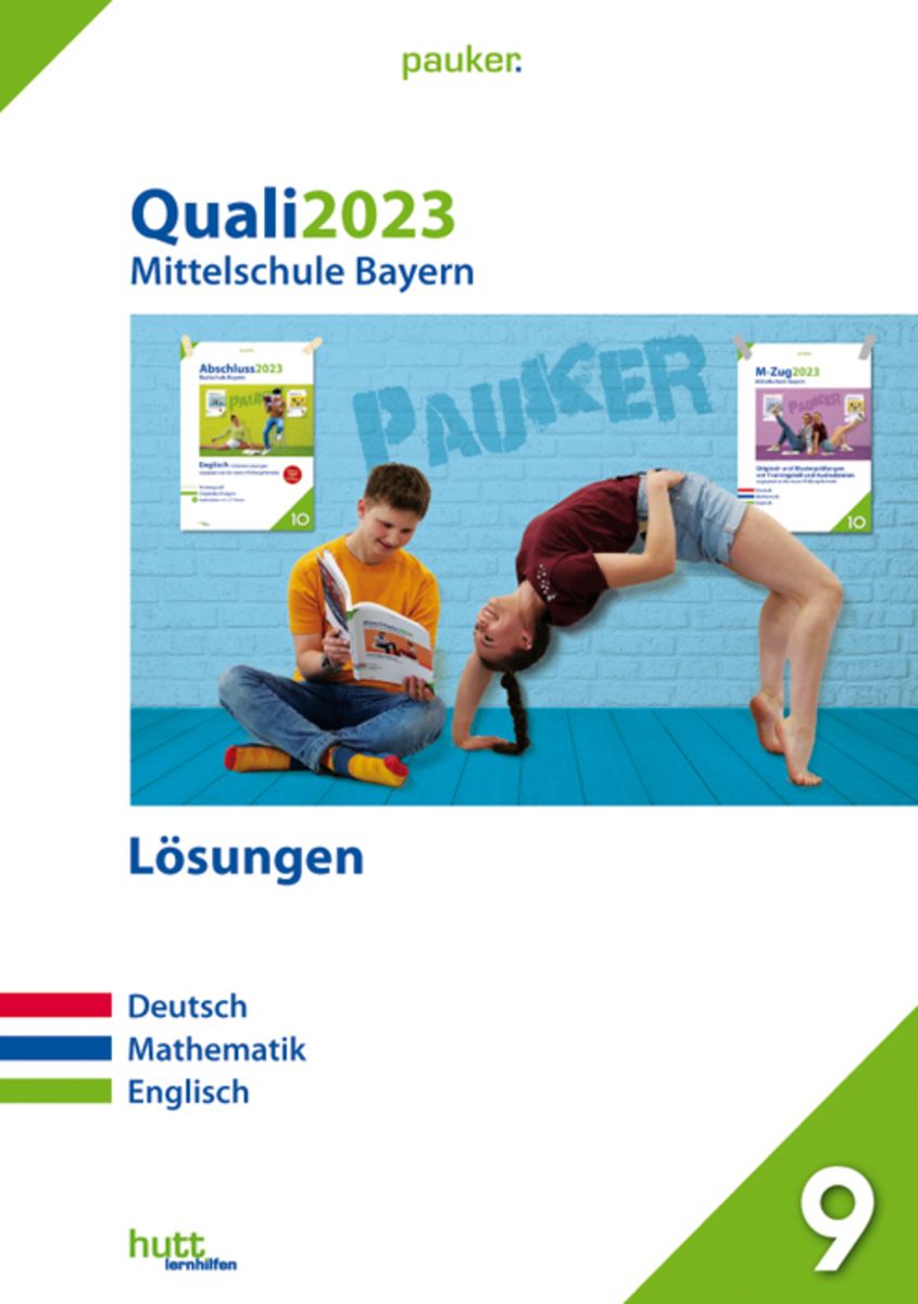 Lösungen/ Quali 2023 Mittelschule Bayern 10. Klasse Schulbuch 978