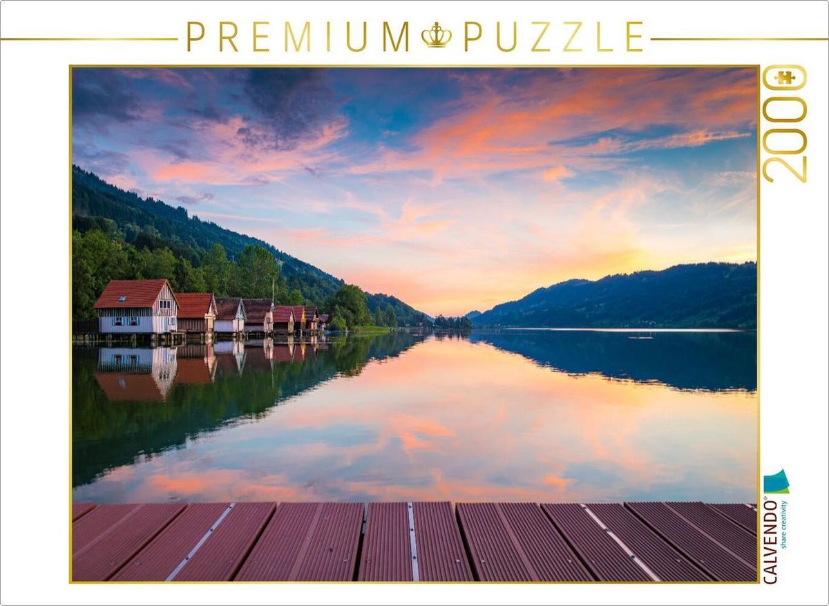 CALVENDO Puzzle Alpsee Immenstadt – 1000 Teile, 64x48 Cm, Premium-Qualität Aus Europa