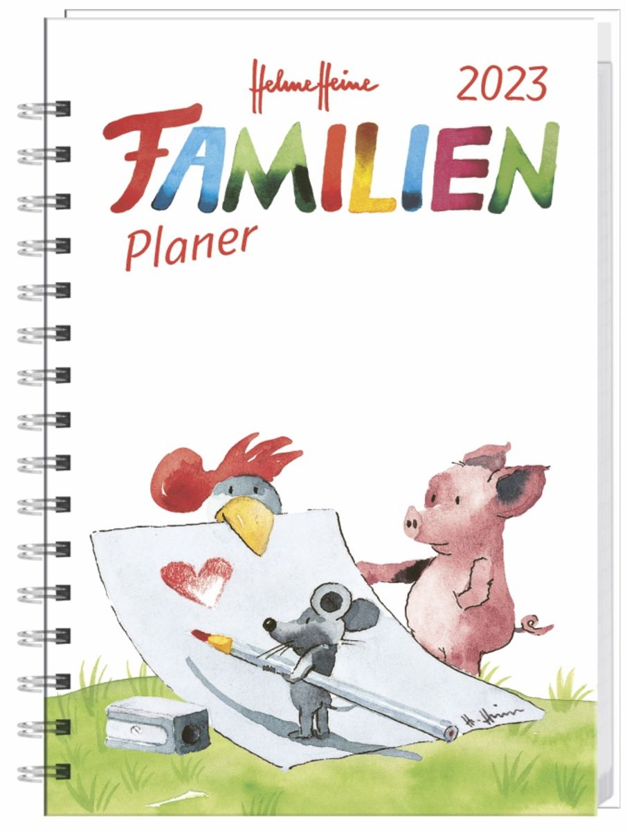 Helme Heine Familienplaner-Buch A6 2023 von Helme Heine. Kalender 