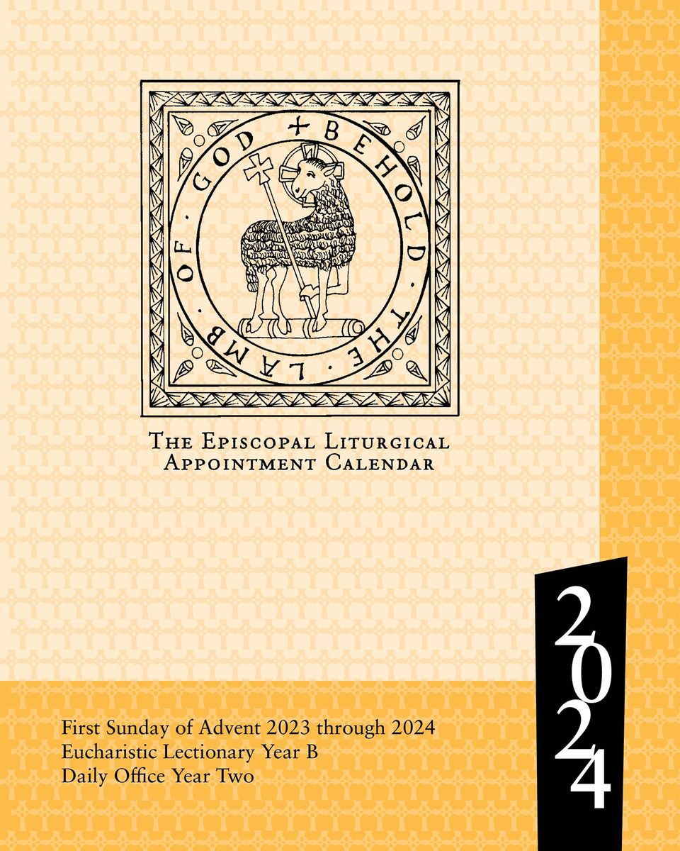 '2024 Episcopal Liturgical Appointment Calendar' 'Lebensfreude