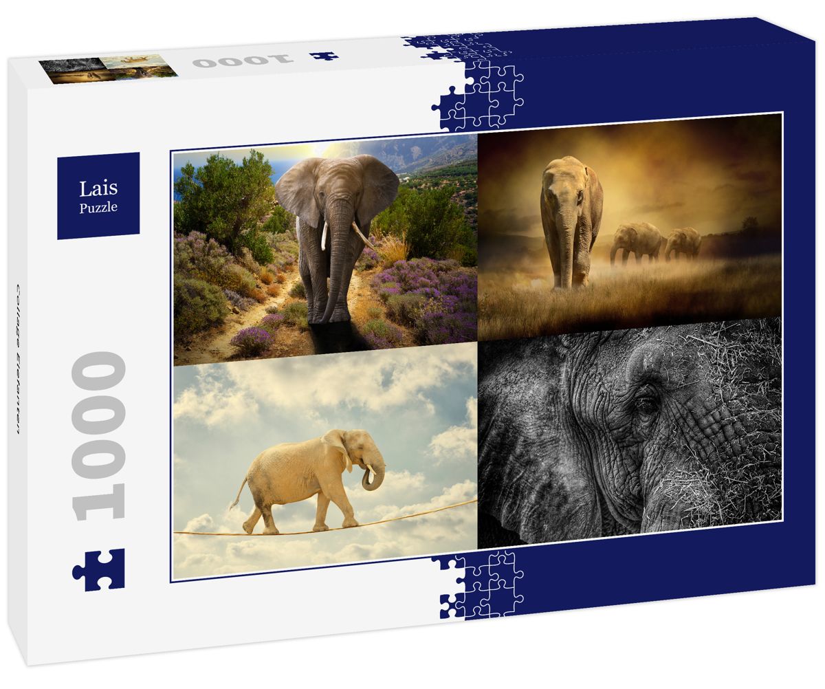 Lais Puzzle- Elefanten Puzzle, part_B08299MYMK