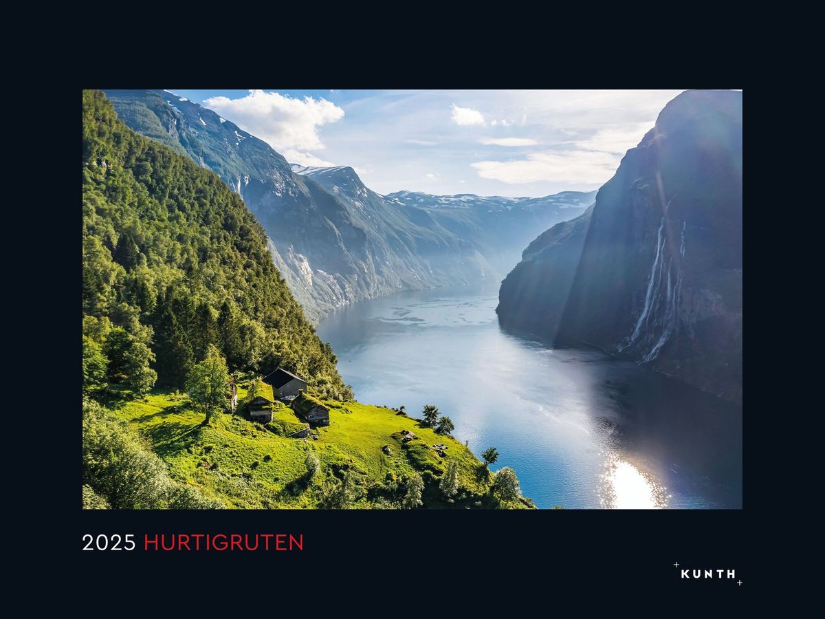 'Hurtigruten - KUNTH Wandkalender 2025' - 'Wandkalender'