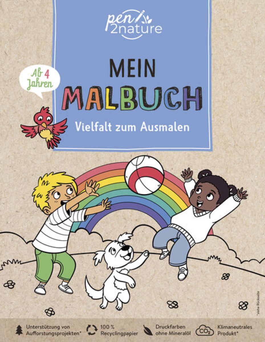 'Mein Malbuch • Vielfalt zum Ausmalen. Für alle Kinder ab 4 Jahren' von