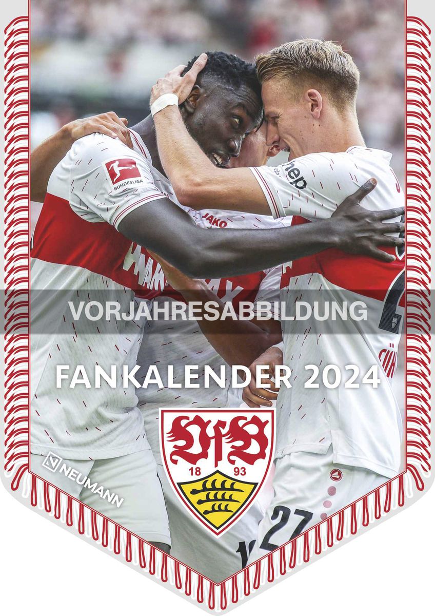 VfB Stuttgart 2025 Bannerkalender FanKalender FußballKalender