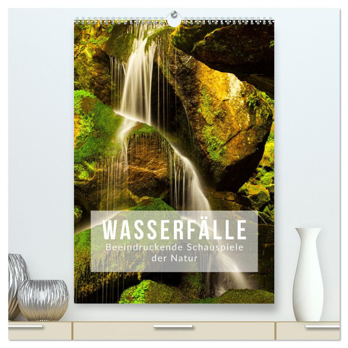 Wasserfälle. Beindruckende Schauspiele der Natur (hochwertiger Premium Wandkalender 2025 DIN A2